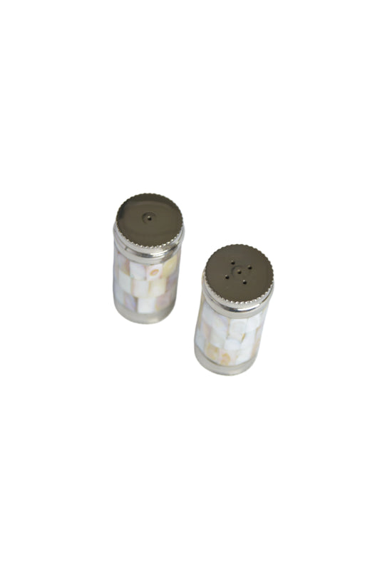 Mother of Pearl Salt & Pepper Shaker Set of 2