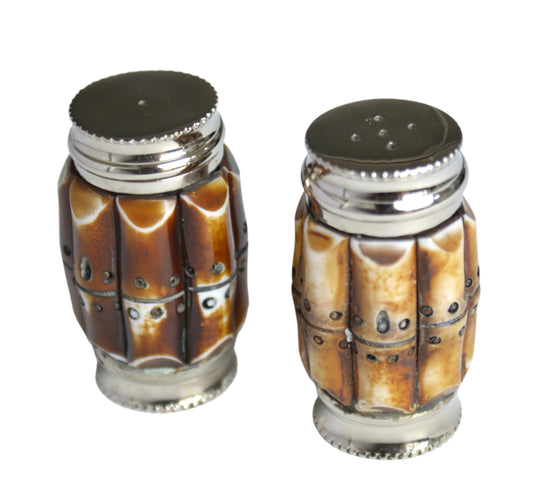 Bamboo Salt and Pepper Shaker Set of 2