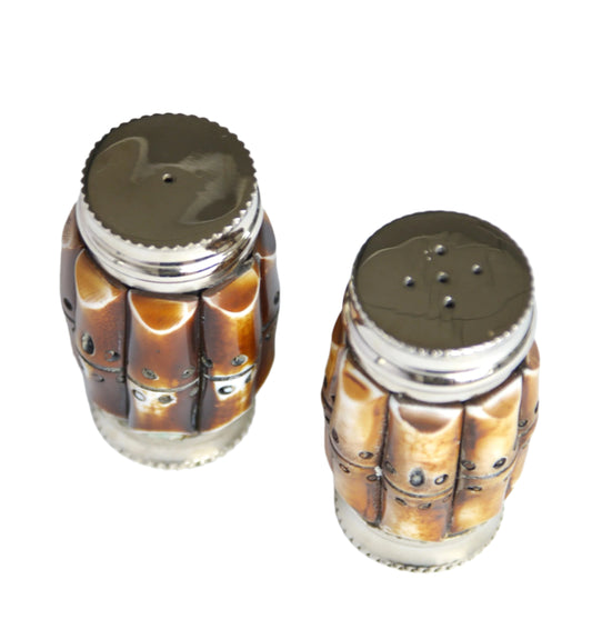 Bamboo Salt and Pepper Shaker Set of 2