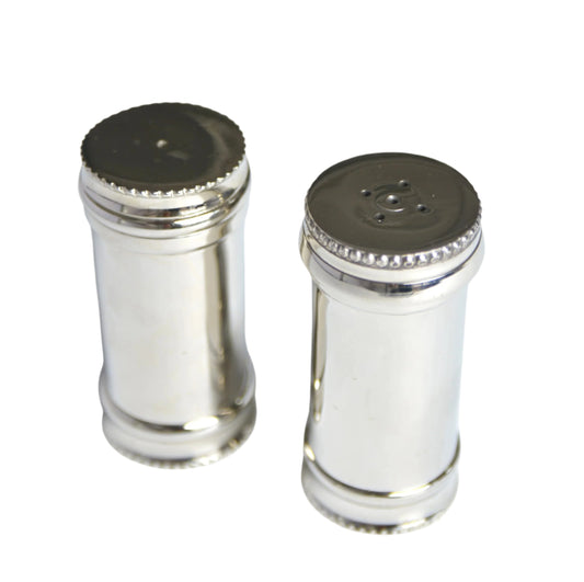 Silver Salt & Pepper Shaker Set of 2