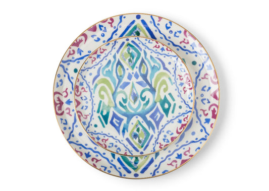 POSH Light Blue Dessert Plate