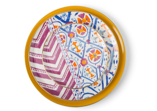 POSH Yellow Charger Plate