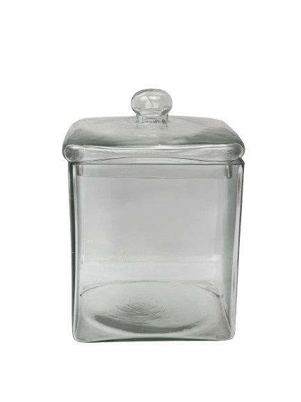 Acqua Glass Jar with Glass Lid - A