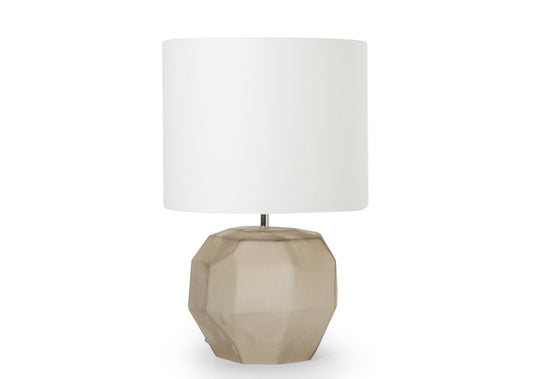 GUAXS Cubistic Round Table Lamp - Smoke Grey
