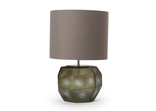 GUAXS Cubistic Round Table Lamp - Indigo/Smoke Grey