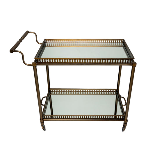 Adelaide Bar Cart w/clear glass