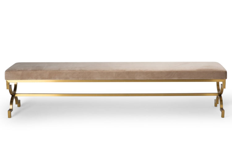 Cafe' Velvet Bench