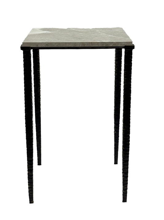 Hammered Square End Table -Small