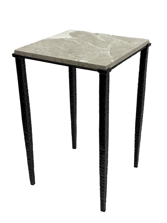Hammered Square End Table -Small