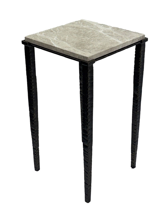 Hammered Square End Table -Large