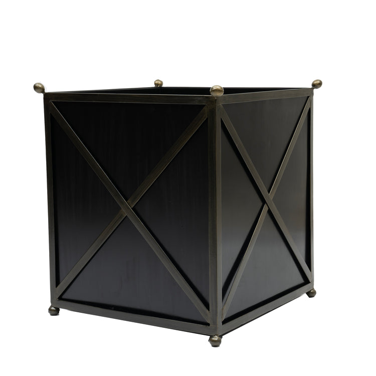 Gold X-Pattern Planter
