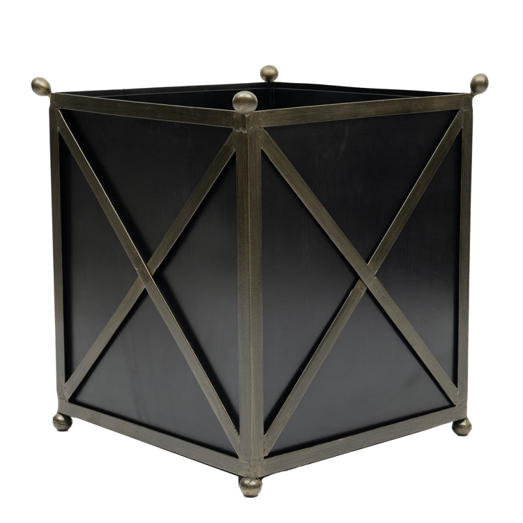 Gold X-Pattern Planter