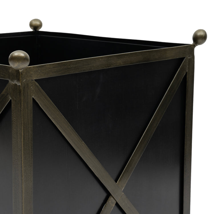 Gold X-Pattern Planter