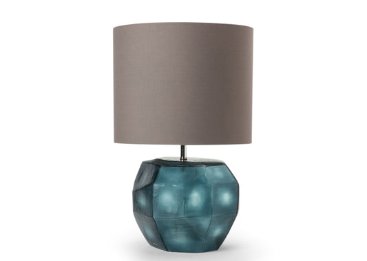 GUAXS Cubistic Round Table Lamp Blue/Indigo