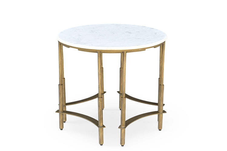 Pierre Iron Side Table w/ Marble Top - II