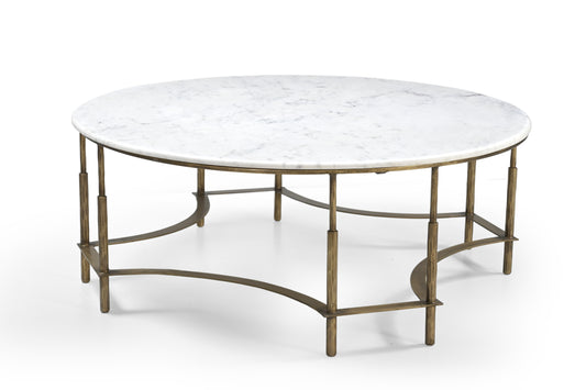 Elliot Iron Coffee Table with Marble top SET of 2