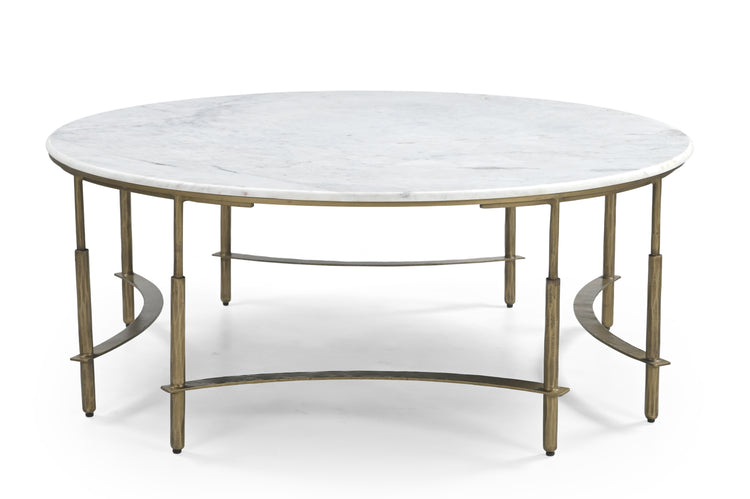 Elliot Iron Coffee Table with Marble top SET of 2 - II