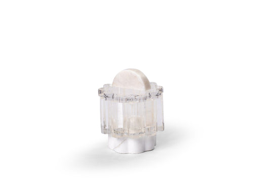 Clear Crystal & Marble Box