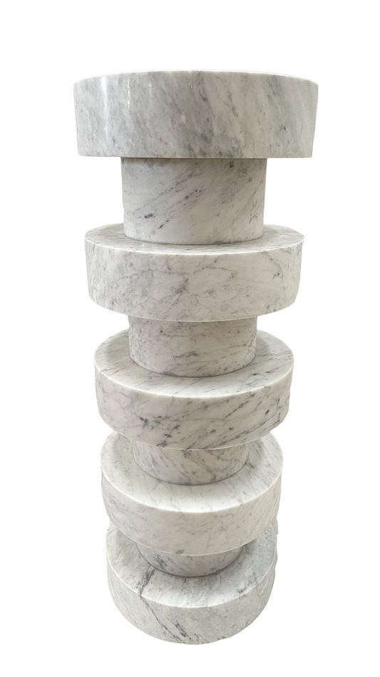 Hera Carrara Drink Side Table