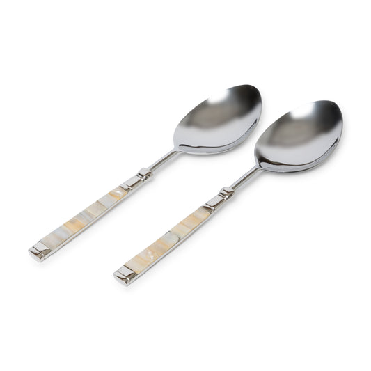 Salad Spoon set of 2 (Nickel Plated)