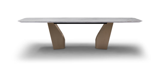Picasso Natural Marble Top Dining Table - II