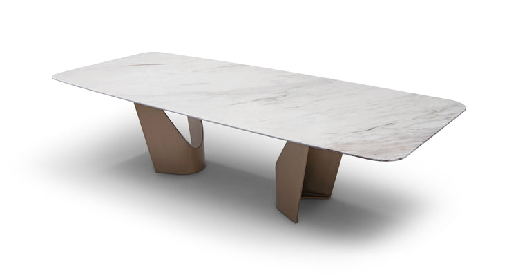 Picasso Natural Marble Top Dining Table - II
