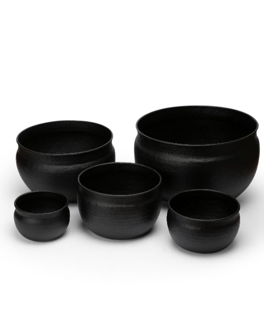 Black Metal Planters