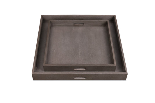 Smoke Vintage Tray S/2