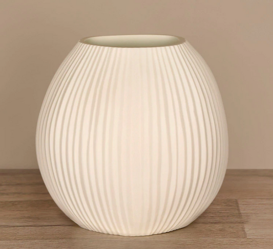 Organic White Vase