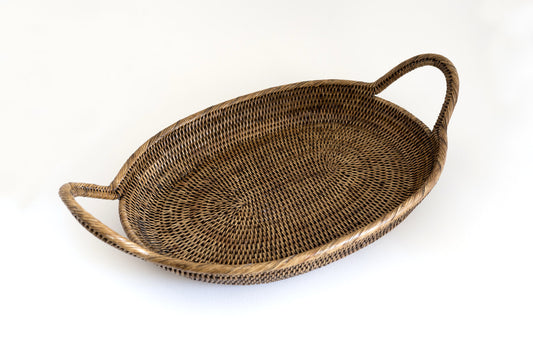 Duquesa Oval Rattan Tray