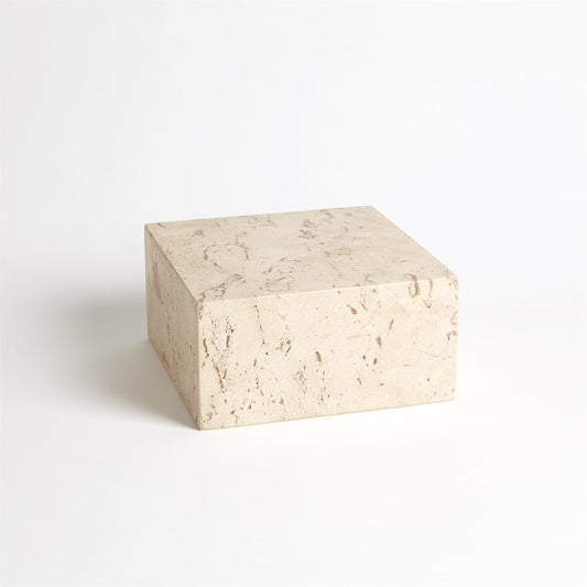 Travertine Cube Riser