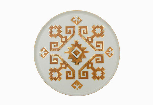 ARABESQUE Yellow Dinner Plate