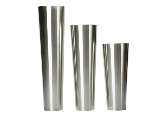 Silver Stainless Steel Planters.