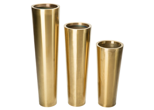 Gold Stainless Steel Planters