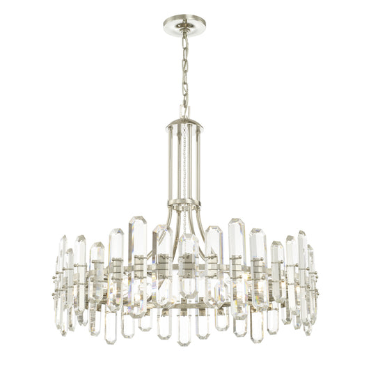 Bolton 12 Light Polished Nickel Chandelier