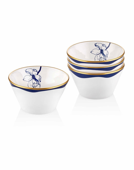 Set of 2 GOLD LEAF Bowls - 10cm