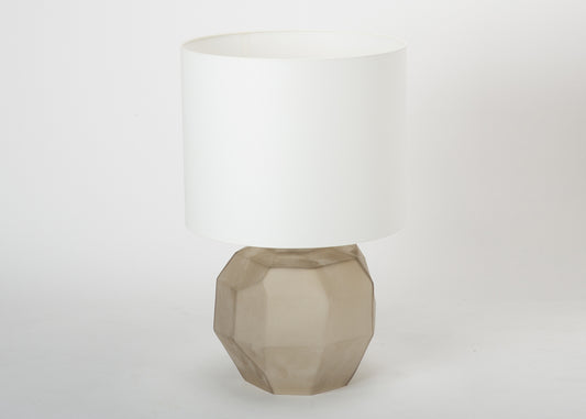 GUAXS Cubistic Round Table Lamp - Smoke Grey