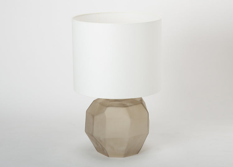 GUAXS Cubistic Round Table Lamp - Smoke Grey