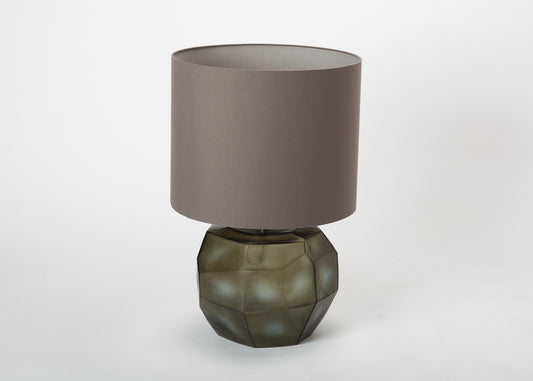 GUAXS Cubistic Round Table Lamp - Indigo/Smoke Grey