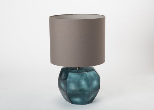 GUAXS Cubistic Round Table Lamp Blue/Indigo