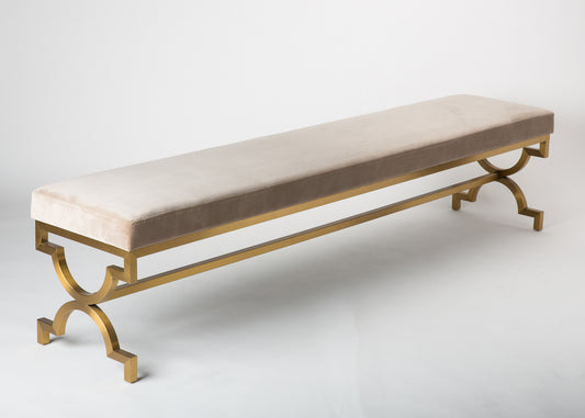 Cafe' Velvet Bench