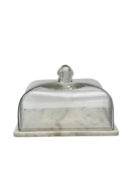 Terra Glass with Marble Base - C