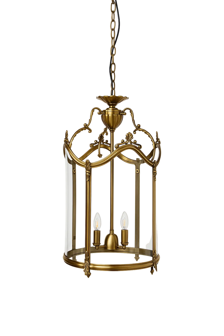 Versailles - Metal and Glass Lantern
