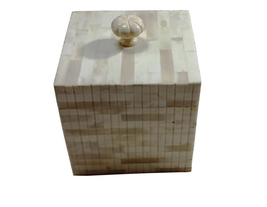 White Bone Inlay Box