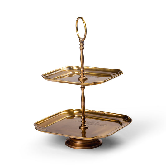 2-Tiered Square Serving Stand