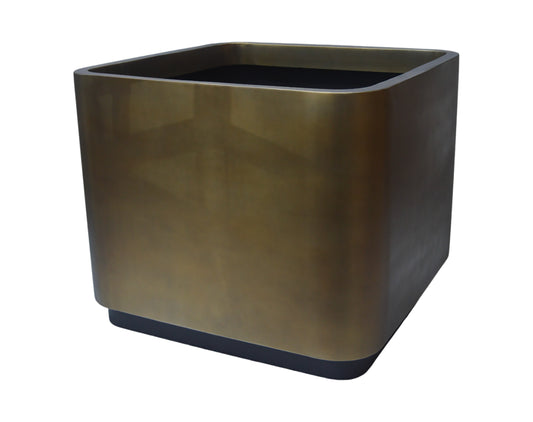 Aulus Brushed Gold Planter