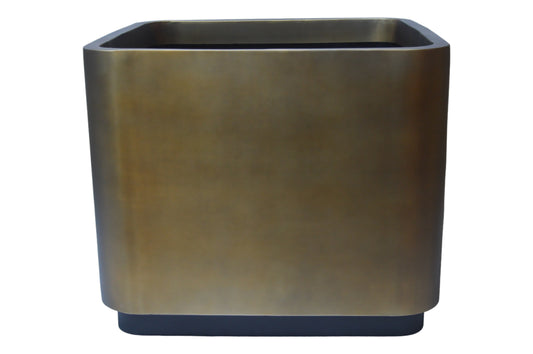 Aulus Brushed Gold Planter