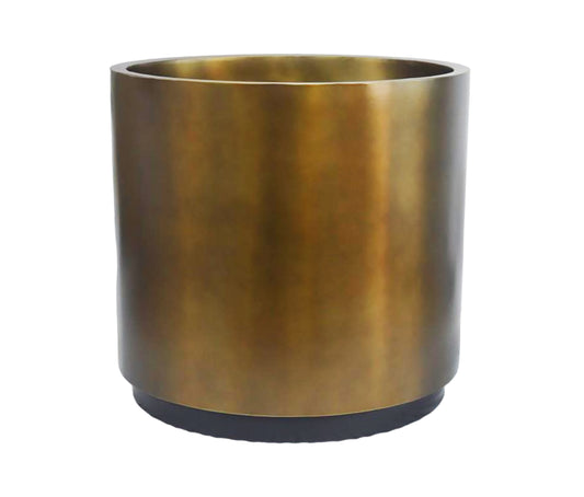 Baja Brushed Gold Planter