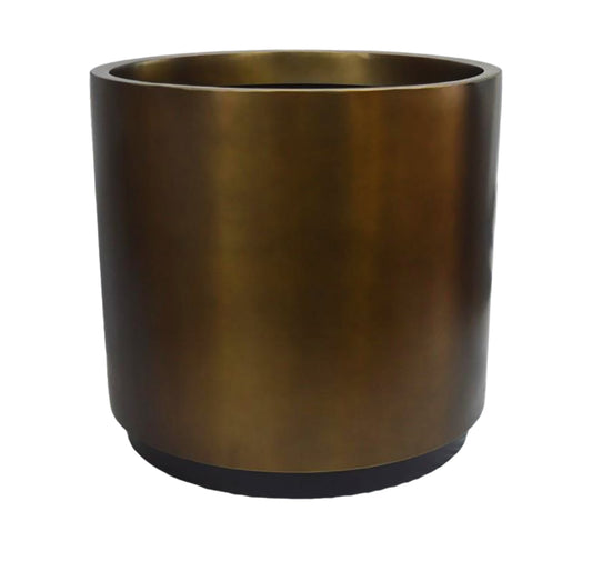 Baja Brushed Gold Planter