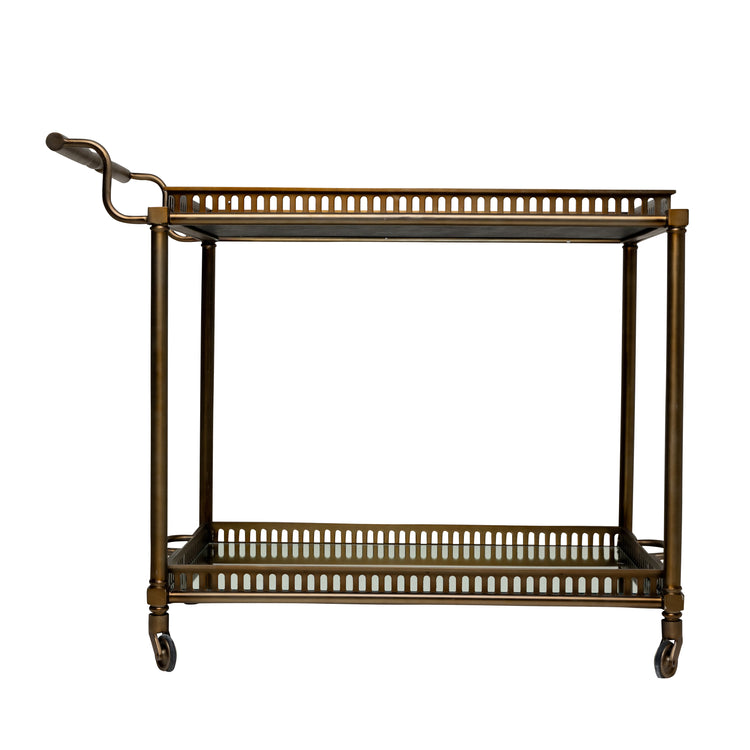 Adelaide Bar Cart w/clear glass
